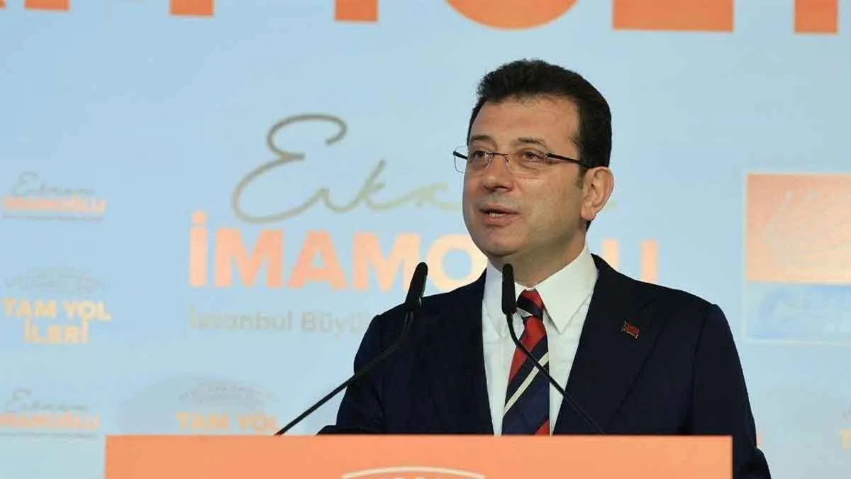 Ekrem İmamoğlu Cumhurbaşkanlığı için aday oldu