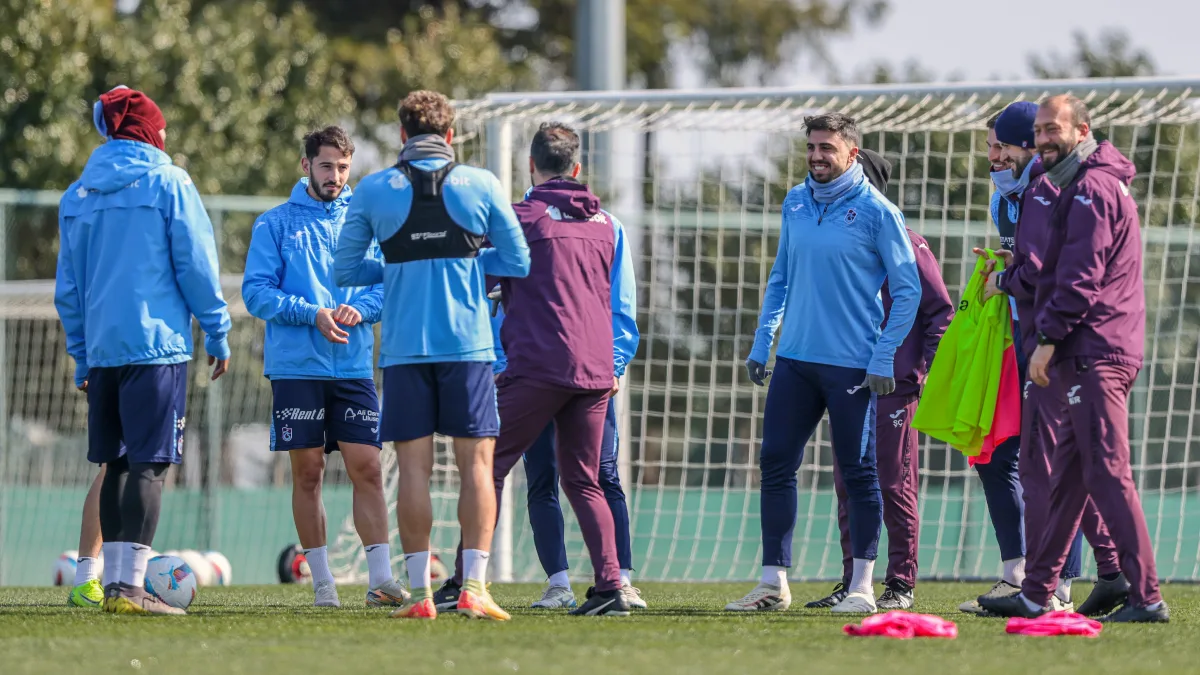 Trabzonspor, Süper Lig'in 26. haftasında Konyaspor ile oynayacağı maç öncesi antrenmanlarını sürdürüyor.