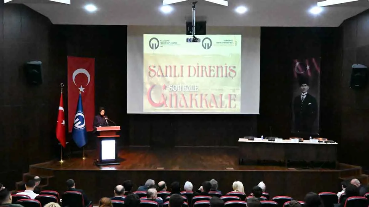 KTÜ’de Çanakkale Zaferi’nin 110. yılına özel panel düzenlendi.