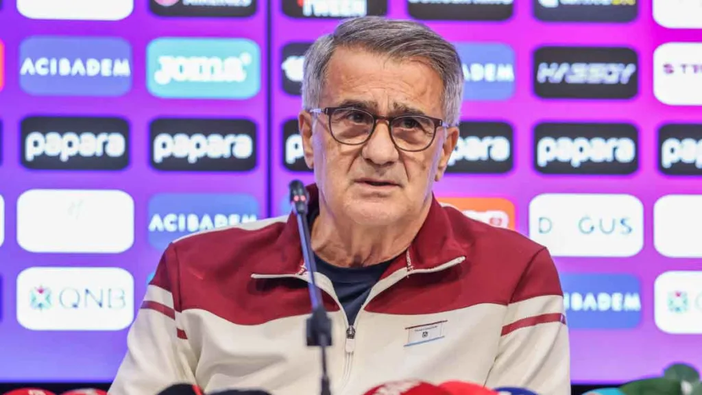 Trabzonspor Teknik Direktörü Şenol Güneş'in basın toplantısında yaptığı açıklamalar.