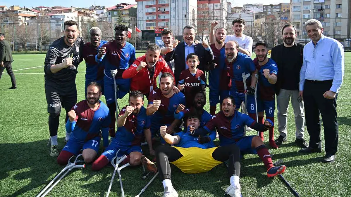Trabzon Büyükşehir Belediyesi Ampute Futbol Takımı, Gebze’yi 1-0 mağlup etti.