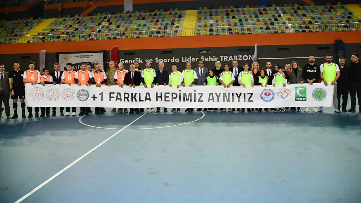 Trabzon’da özel bireyler için düzenlenen "Hepimiz Aynıyız Spor Oyunları" coşkuyla tamamlandı.