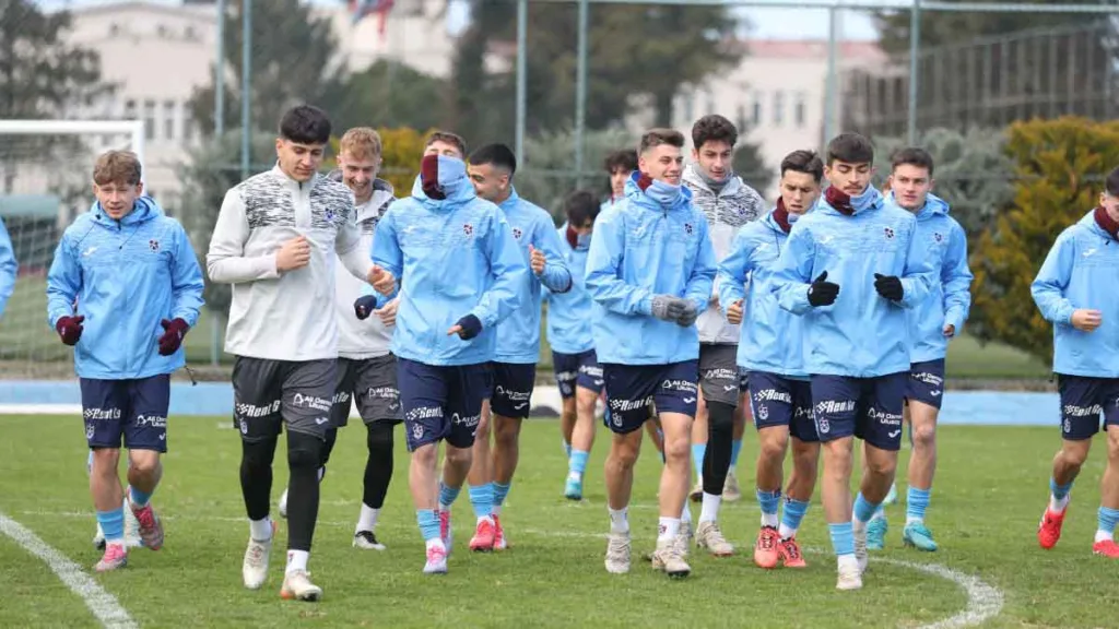 Trabzonspor U19 Takımı, Atalanta maçı hazırlıklarını tamamladı.