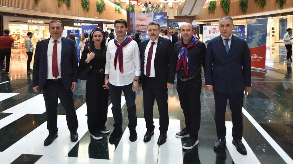 Ortahisar Belediye Başkanı Ahmet Kaya, Taşkent-Trabzon uçuşları hakkında konuşuyor