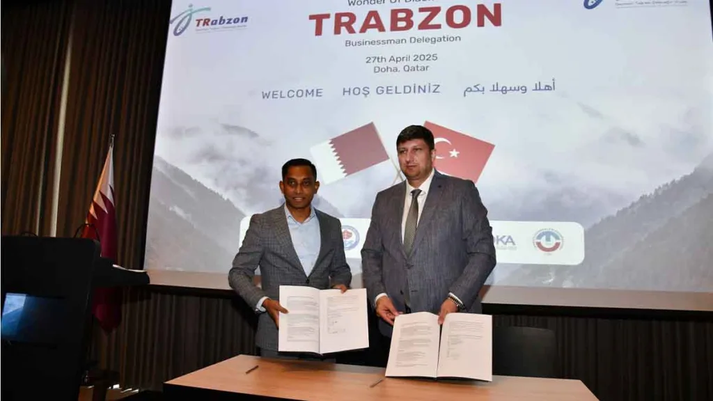Trabzon ve Katar arasında yapılan iş görüşmeleriyle yeni ticaret bağları kuruldu.