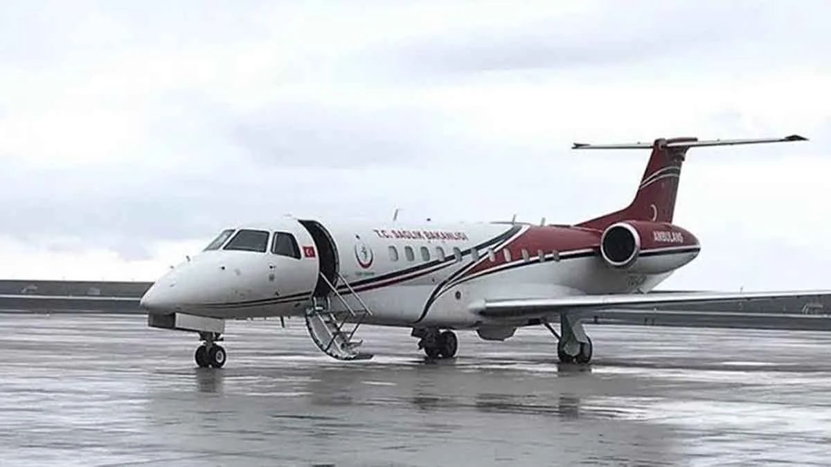 Trabzon’da pilotlar hasta bebekler için risk aldı
