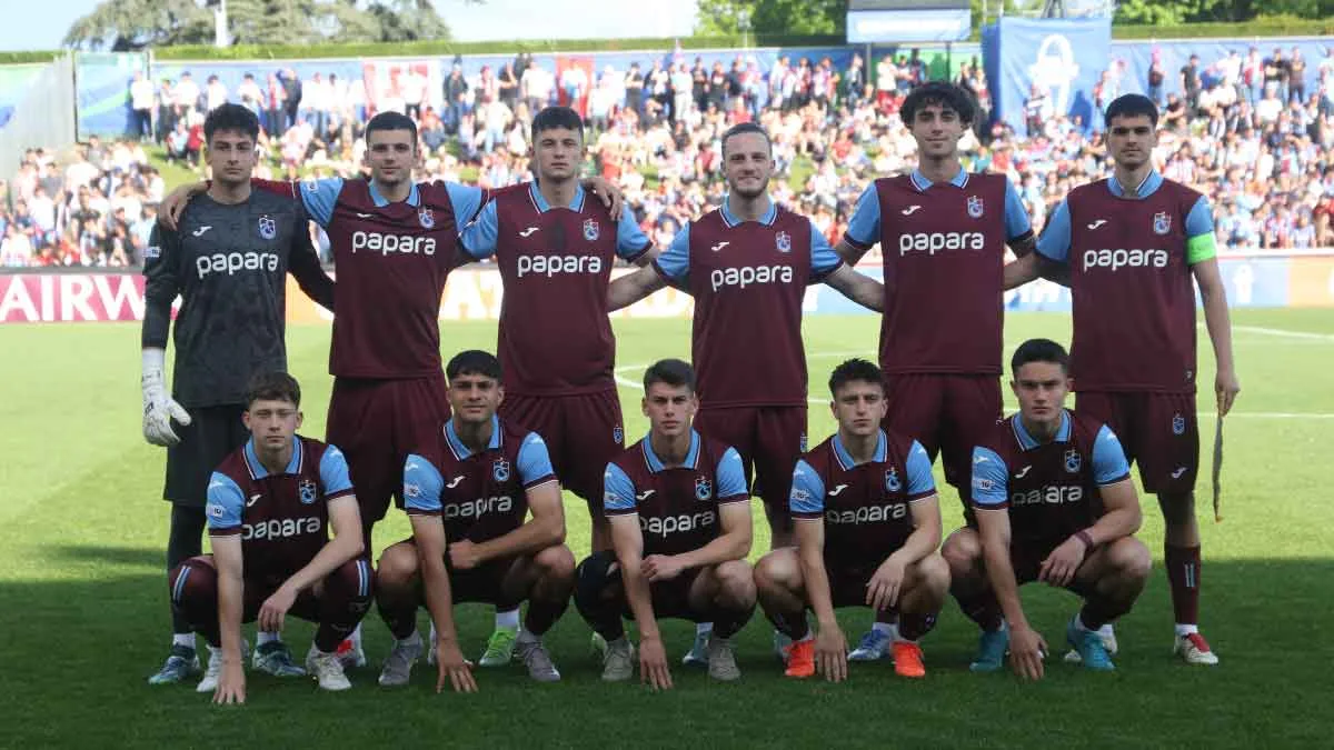 Trabzonspor U19, UEFA Gençlik Ligi’ni ikinci sırada tamamladı