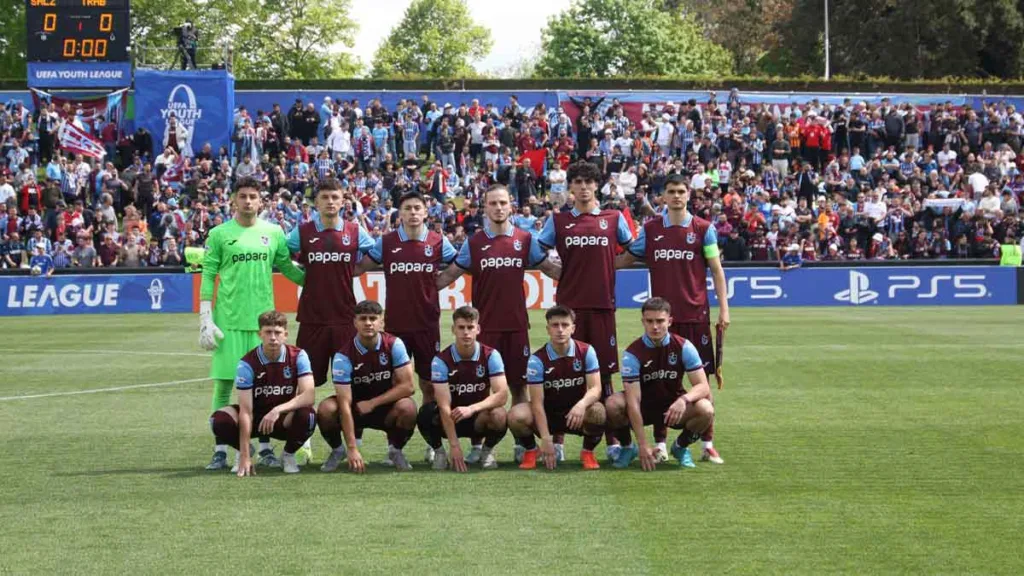 Trabzonspor U19 takımı UEFA Gençlik Ligi yarı finalinde Salzburg’u mağlup etti