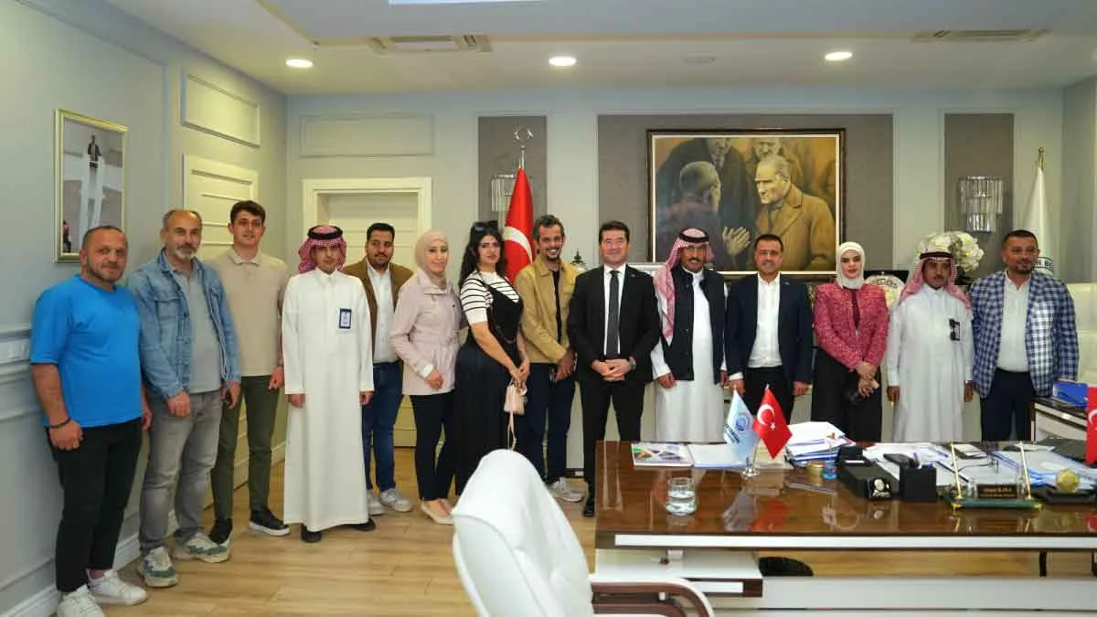 Başkan Kaya, Körfezli gazetecileri ağırladı