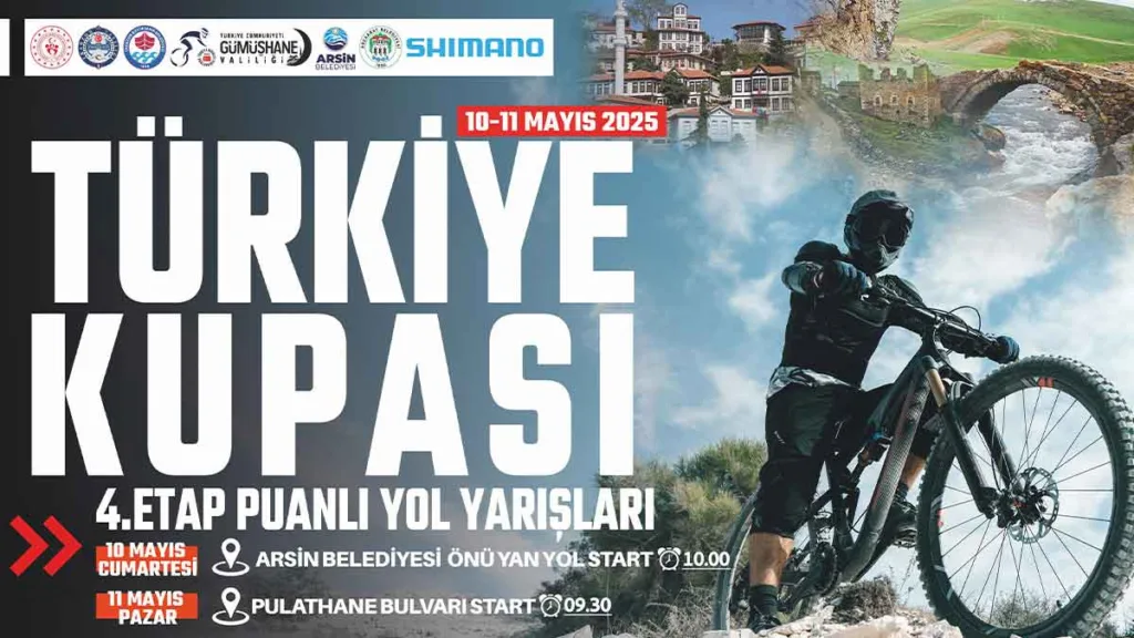 Trabzon’da Türkiye Kupası 4. Etap Puanlı Yol Bisiklet Yarışı düzenlenecek