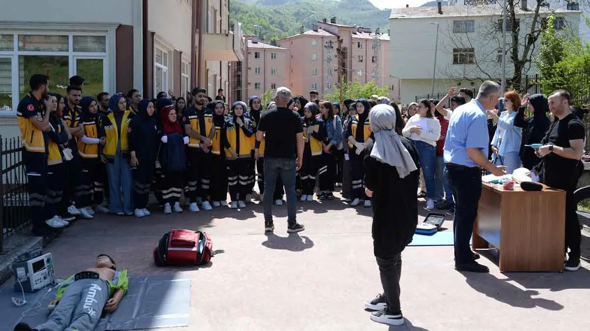 Trabzon’da gerçeği aratmayan tatbikat