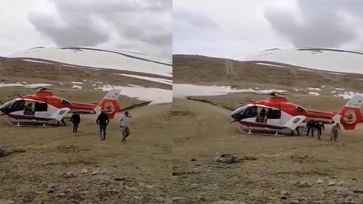 Trabzon’da yaylada kalp krizi geçirdi! Yardımına ambulans helikopter yetişti