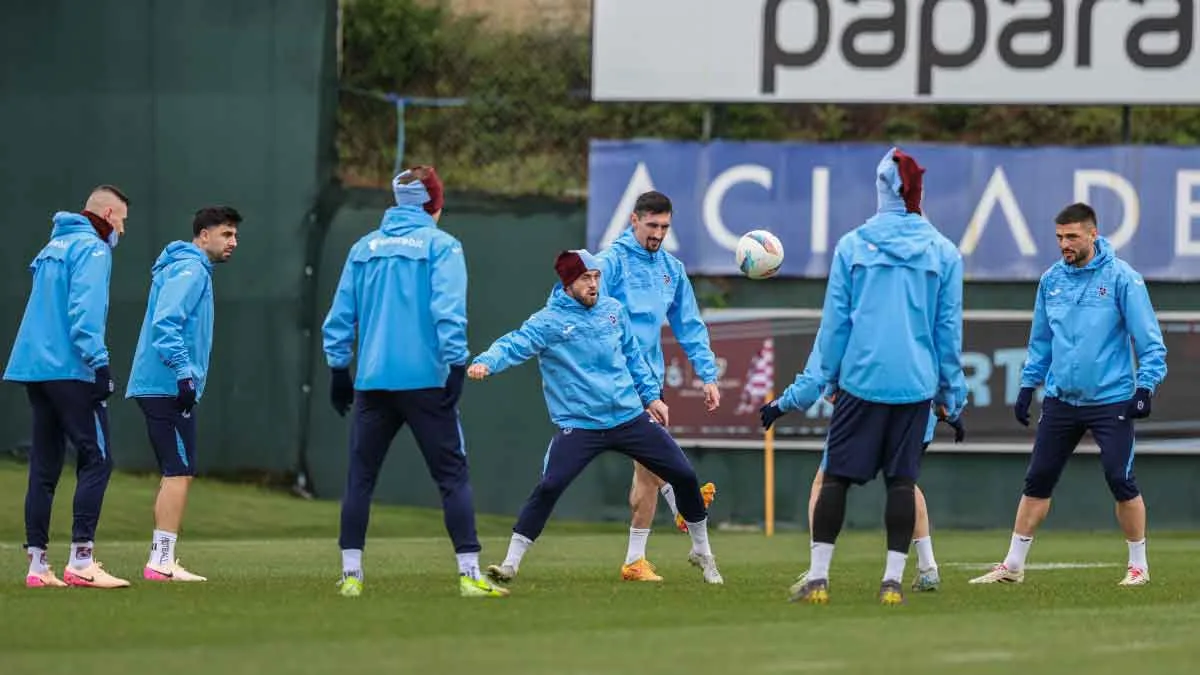 Trabzonspor, Galatasaray maçı hazırlıklarını tamamladı