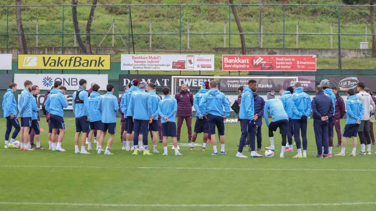 Trabzonspor’da Kasımpaşa mesaisi sürüyor