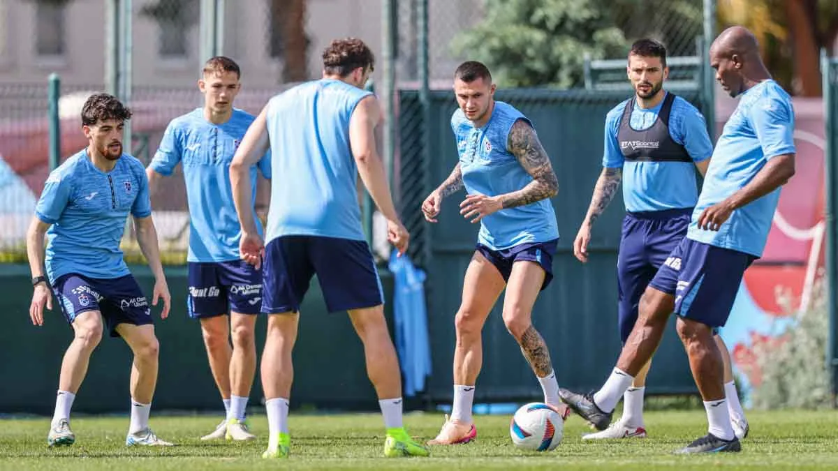 Trabzonspor, Samsun maçı öncesi taktik çalıştı 1 trabzonspor samsun mac
