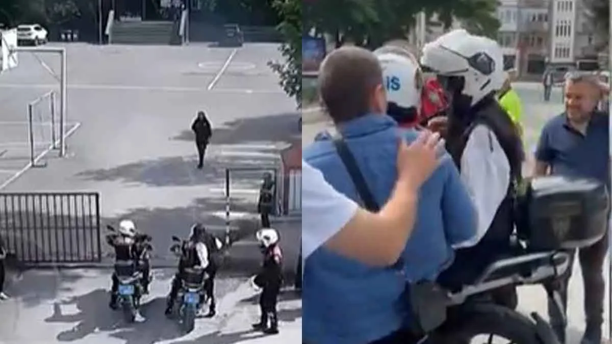Trabzon’da öğrencilerin yardımına polis ekipleri yetişti