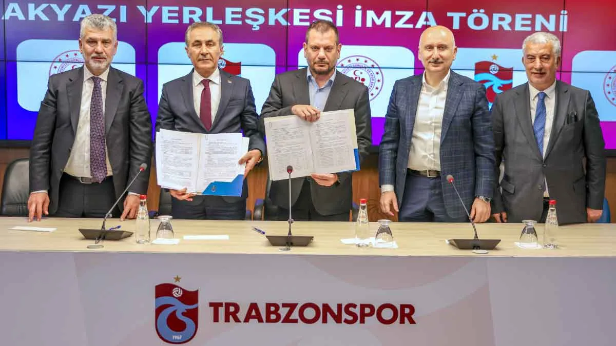 Akyazı yerleşkesi Trabzonspor'a tahsis edildi 1 akyazi yerleskesi imza toreni