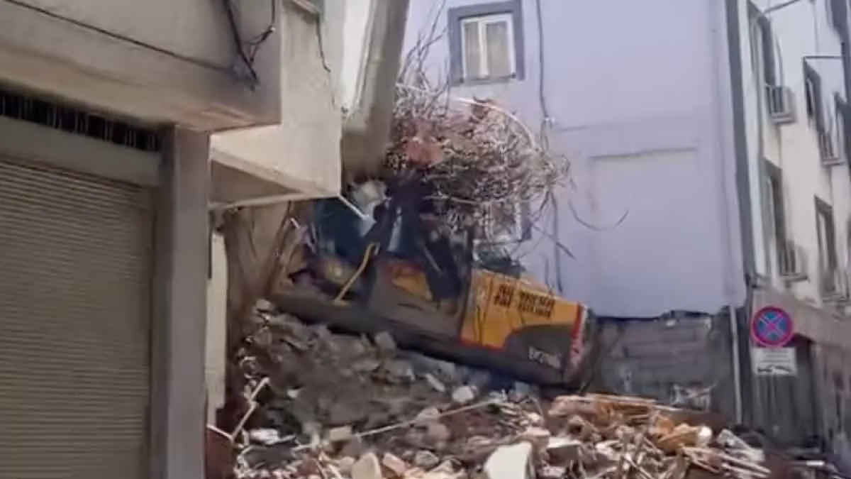 Trabzon iş makinesi kaza