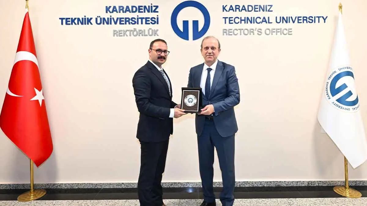 Adalet Komisyonu Başkanı Temel’den KTÜ'ye Ziyaret 1 Adalet Komisyonu Baskani Temelden KTUye Ziyaret