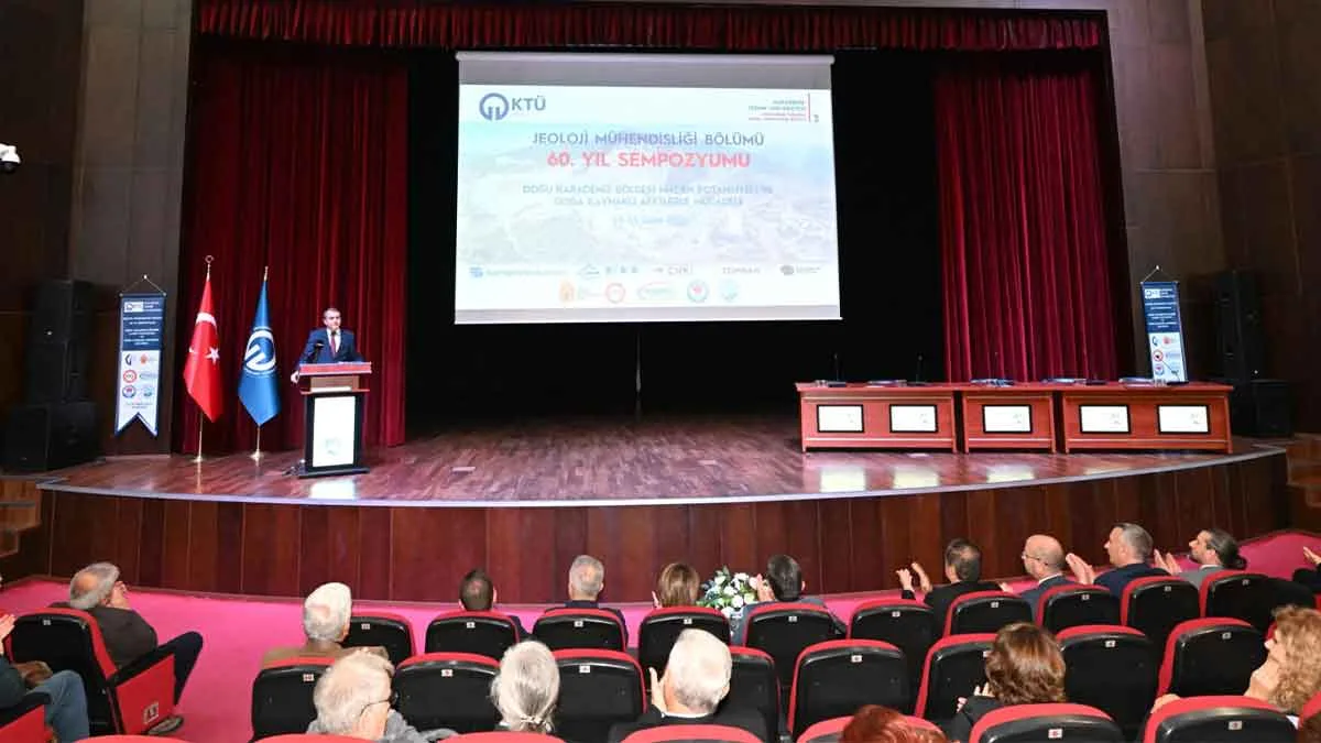 KTÜ Jeoloji Mühendisliği 60. yaşını kutladı 1 KTU Jeoloji Muhendisligi 60. yasini kutladi
