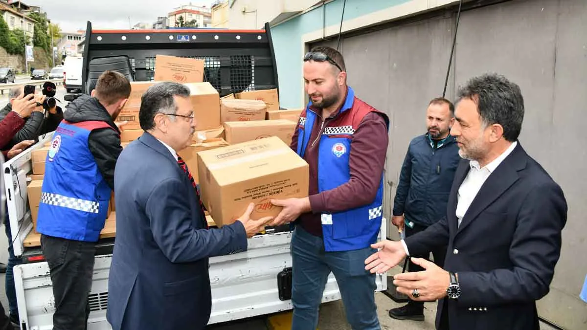 Trabzon'da Gazze için yardım seferberliği 1 Trabzonda Gazze icin yardim seferberligi