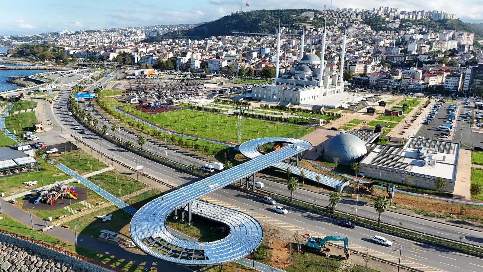 Türkiye’nin 11. Karayolu ekolojik köprüsü Trabzon’da yapılıyor 1 Turkiyenin 11. Karayolu ekolojik koprusu Trabzonda yapiliyor