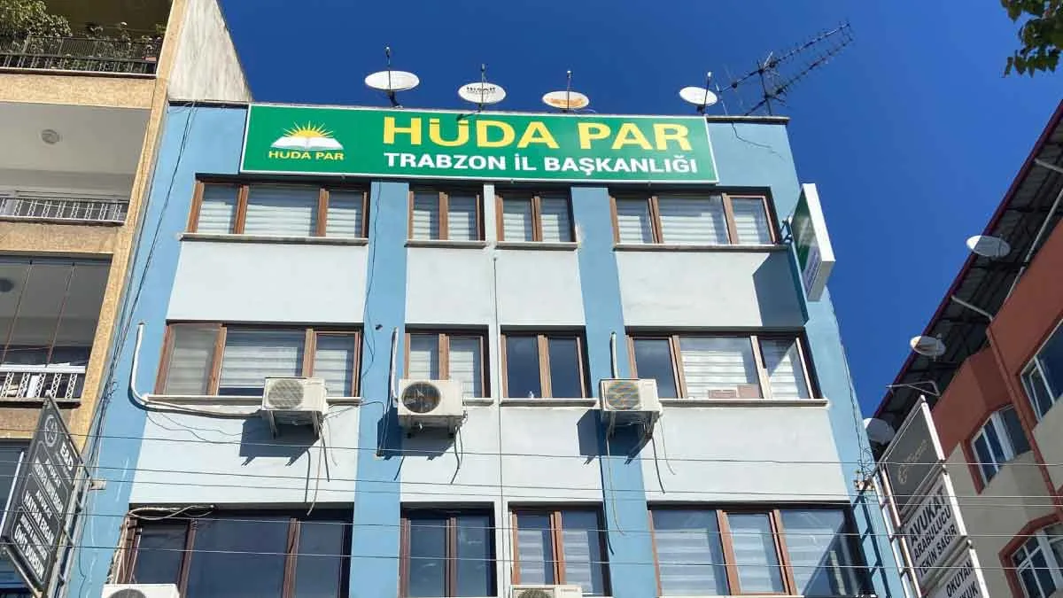 Trabzon'da Hüda Par İl Başkanlığı açıldı! 1 trabzon huda par