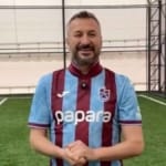 Beşiktaşlı başkan Trabzonspor forması giydi 30 Serkan Cıva Eskipazar Belediye Başkanı
