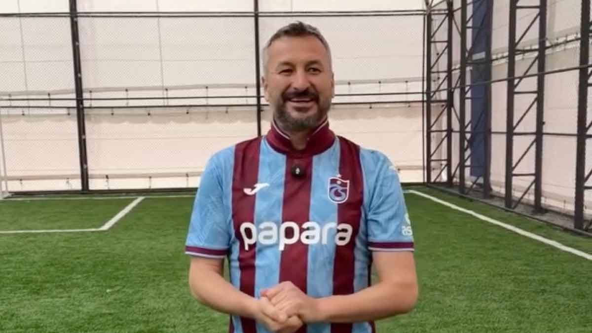 Beşiktaşlı başkan Trabzonspor forması giydi 4 Serkan Cıva Eskipazar Belediye Başkanı