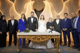 Celep ve Altınışık ailelerinin mutlu günü