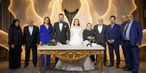 Celep ve Altınışık ailelerinin mutlu günü