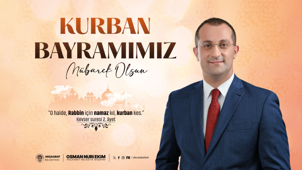 osman nuri ekim kurban bayrami 2026