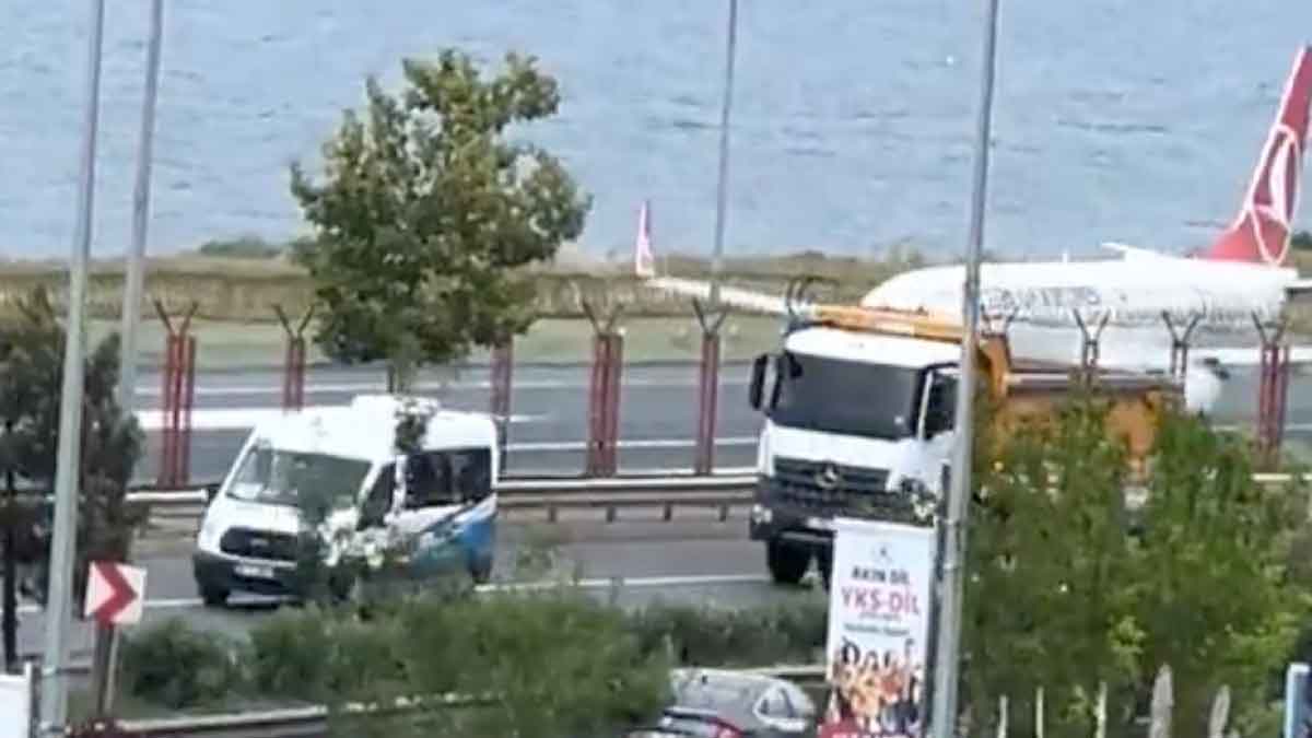 Trabzon’da uçakla kamyon yarıştı 20 trabzon-ucak-kamyon